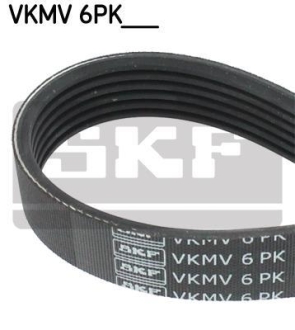 Ремінь поліклиновий SKF VKMV 6PK1069 (фото 1)