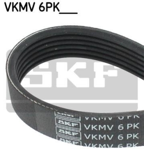 Ремінь поліклиновий 6PK1153 SKF VKMV 6PK1153