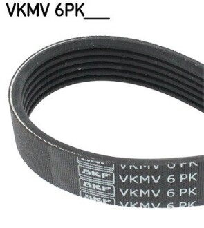 Ремінь поліклиновий 6PK1206 SKF VKMV 6PK1206 (фото 1)