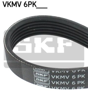 Ремінь поліклиновий 6PK1310 SKF VKMV 6PK1310 (фото 1)