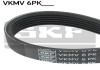 Поликлиновый ремень SKF VKMV 6PK1555 (фото 1)