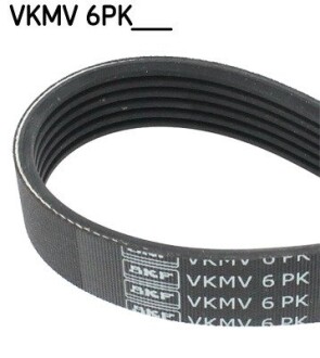 Ремінь поліклиновий 6PK855 SKF VKMV 6PK855