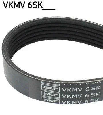 Ремінь П-клиновий 6EPK1090 (Elastic) CITROEN C4 1.6HDi 05- SKF VKMV 6SK1090 (фото 1)