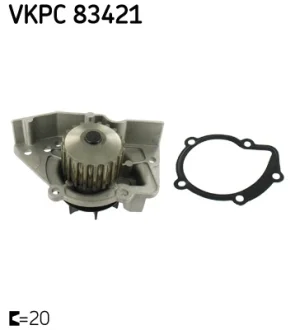 Помпа воды Fiat Scudo/Ducato/Peugeot/Citroen/Hyundai 1.8-1.9D/TD 94-06 SKF VKPC 83421