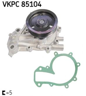 OPEL Помпа води ANTARA A 2.0 16-, CASCADA 2.0 15-, INSIGNIA A 2.0 14-, ZAFIRA TOURER C 2.0 11- SKF VKPC 85104