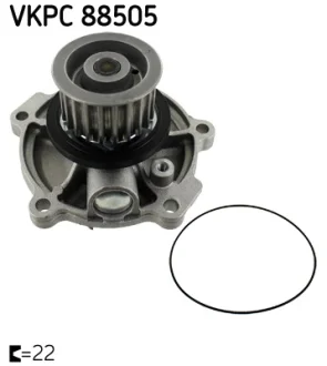 Помпа воды Chrysler Voyager IV/ Grand Voyager 2.5-2.8 CRD 00-08 SKF VKPC 88505