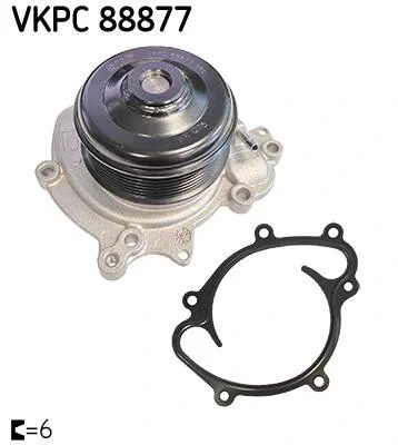 Насос охолоджуючої рідини SKF VKPC 88877 (фото 1)