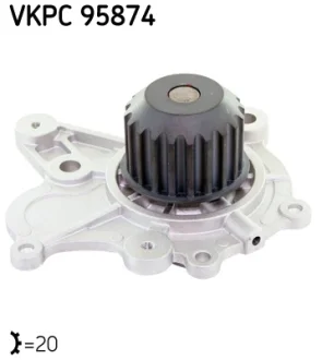 Помпа воды Hyundai Tucson/i30/Elantra/Kia Cerato/Cee'd 2.0CRDi 04- (z=20) SKF VKPC 95874