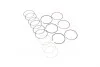 Кольца поршневые компл. на 3 поршня DAEWOO 68,50 1,2 x 1,5 x 2,8 mm (выр-во SM) SM MVI 791401-00-3 (фото 2)
