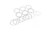 Кольца поршневые компл. на 3 поршня DAEWOO 68,50 1,2 x 1,5 x 2,8 mm (выр-во SM) SM MVI 791401-00-3 (фото 3)