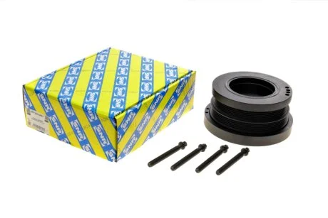 Шкив коленвала BMW 3 (E46)/5 (E39)/X5 (E53) 3.0D 98-05 (+ к-кт болтов) SNR NTN DPF350.04K1