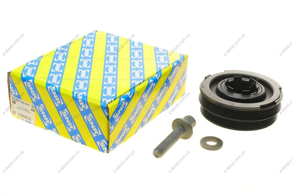 Шкив коленвала Land Rover Freelander/Rover 75 2.0CDT/CDTi 99-05 SNR NTN DPF350.05K1 (фото 1)