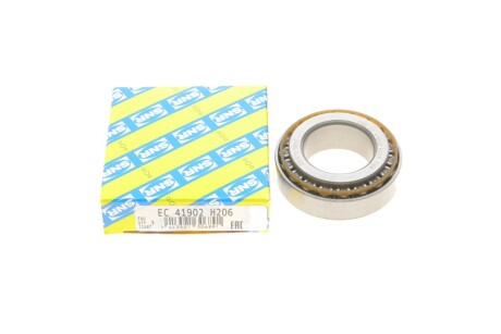 Подшипник КПП Renault Quashqai/ Tiida/ Clio/ Megane/ Laguna 03- (30x55x17.05) втор. вал, TL4 SNR NTN EC 41902 H206