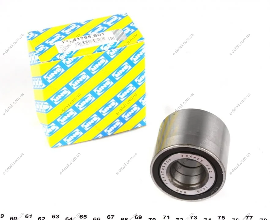 Подшипник ступицы (задней) Renault Clio 12- (25x55x43) SNR NTN FC.41795.S01 (фото 1)