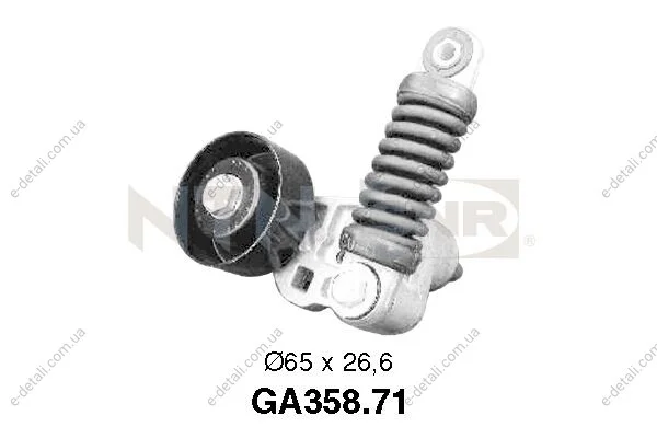 Роликовый модуль натяжителя ремня SNR NTN GA358.71 (фото 1)