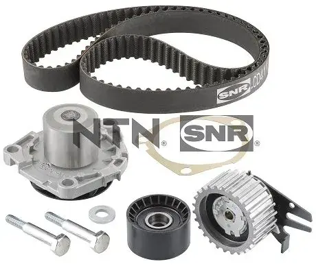Комплект ГРМ + помпа Fiat Doblo/Ducato/Opel Astra/Combo/Zafira B 1.9-2.0 05- SNR NTN KDP453.250 (фото 1)