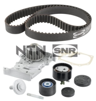 Комплект ГРМ, пас+ролик+помпа SNR NTN KDP455570 (фото 1)