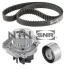 Комплект ГРМ, пас+ролик+помпа SNR NTN KDP458550