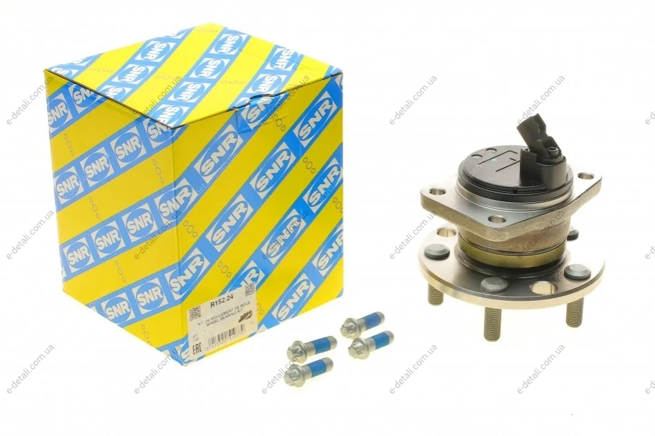 Подшипник ступицы (задней) Jaguar X-Type/Ford Mondeo III 1.8-3.0 00-09 (+ABS) SNR NTN R152.24 (фото 1)