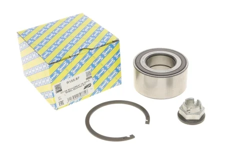 Подшипник ступицы (передней) Renault Megane III 08- (42x80x39) (+ABS) SNR NTN R155.87