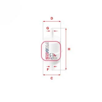 Фільтр паливний SOFIMA S 1028 B