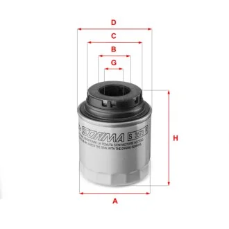 Фільтр оливи SOFIMA S 3573 R