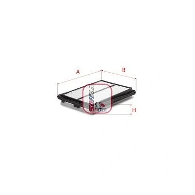 Фільтр повітряний RENAULT Koleos \'\'2.0dCi \'\'16>> SOFIMA S3D11A (фото 1)