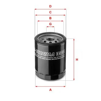 Фільтр масляний SOFIMA S5210R