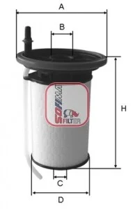 Фільтр паливний Citroen Jumper/Peugeot Boxer 2.0BlueHDi 15- (OE line) SOFIMA S 6053 NE