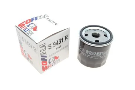 Фільтр масляний Ford Fiesta/Focus/Mondeo/S-max 1.5/1.6EcoBoost/1.6/1.8 04- (h=73.5mm) SOFIMA S 9431 R
