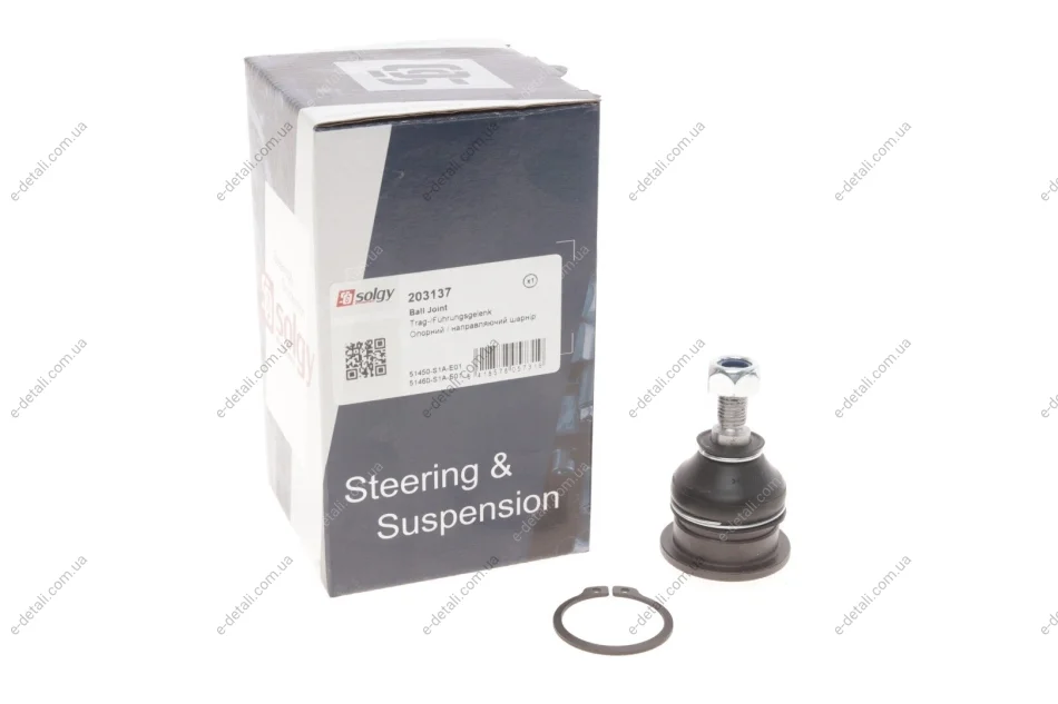 Опора кульова (передня/зверху) Honda Accord VI 1.6-2.3 16V 97-03 Solgy 203137 (фото 1)