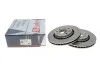 Диск тормозной (передний) Opel Astra F/Kadett E/Vectra A/B 89-/Daewoo Lanos 97- (256x24) Solgy 208062 (фото 4)