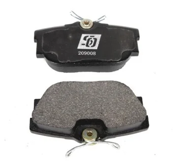 Колодки гальмівні (задні) VW T4 90- (з датчиком) Solgy 209008