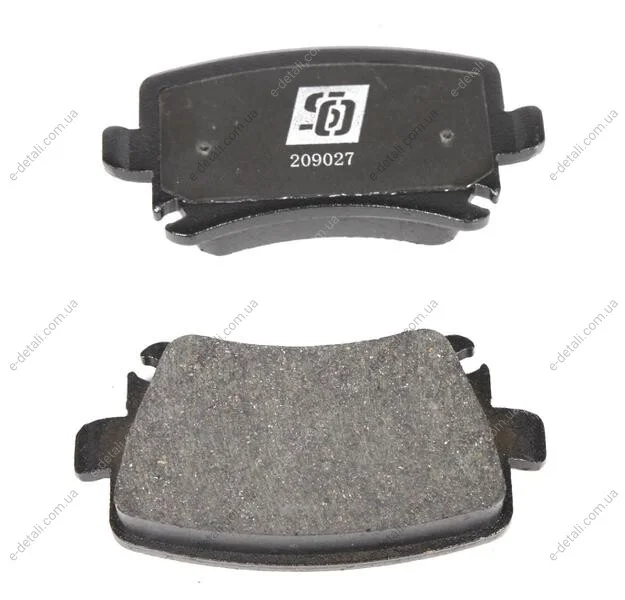Колодки гальмівні (задні) VW Caddy 03- Solgy 209027 (фото 1)