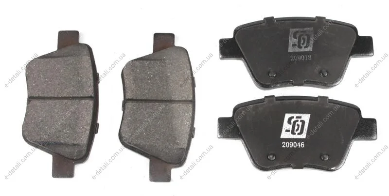 Колодки гальмівні (задні) VW Caddy 10- Solgy 209046 (фото 1)