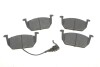 Колодки тормозные (передние) Audi A3/Seat Leon/Skoda Octavia IV/V/VW Golf VII 12- (+датчик) Solgy 209213 (фото 1)