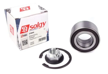 Подшипник ступицы (передней) Ford Connect 02- (+ABS) (к-кт) Solgy 216044