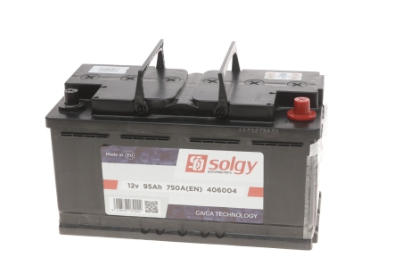 Стартерная батарея (аккумулятор) Solgy 406004 (фото 1)