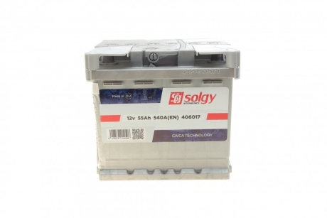 Стартерная батарея (аккумулятор) Solgy 406017 (фото 1)