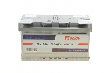 Стартерная батарея (аккумулятор) Solgy 406021 (фото 1)