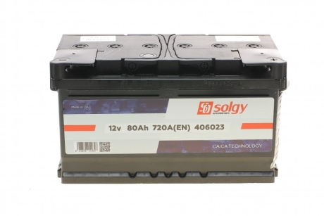 Стартерная батарея (аккумулятор) Solgy 406023 (фото 1)