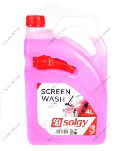 Омыватель стекла зима (4L) (-22°C) Solgy 501002 (фото 1)