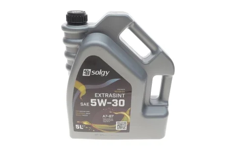 Масло 5W30 EXTRASINT A7-B7 (5L) (ILSAC GF-6/FORD 913D/MB 229.61/RN 0700) (API SN Plus/SP) Solgy 504016