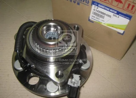 Ступиця колеса переднього (з датчиком ПВК) Actyon/Kyron/Rexton 4WD,+ABS/ESP SsangYong SSANGYONG 4142009405