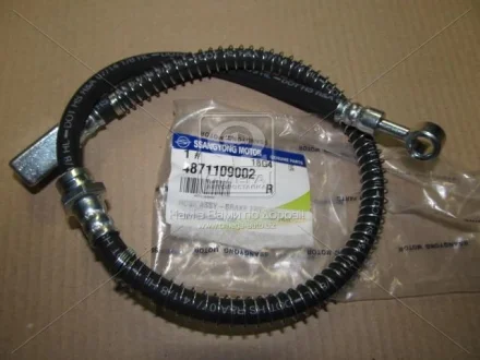 Шланг гальмівний передній правий Kyron, Actyon (Sports 2012), Rexton (вир-во SsangYong) SSANGYONG 4871109002
