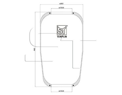 Подушка амортизуюча ST-TEMPLIN 04.060.6006.190