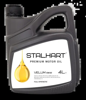 Олива моторна VELUM 5W-40 4L Stalhart 745230