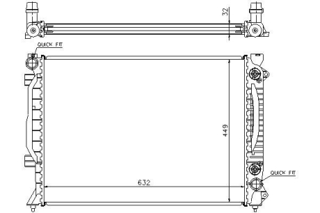 Радиатор охлаждения STARLINE AIA2157