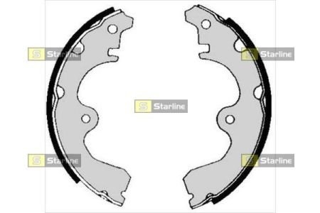 Тормозные колодки барабанные STARLINE BC 05270