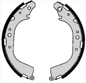 Тормозные колодки барабанные STARLINE BC 06710
